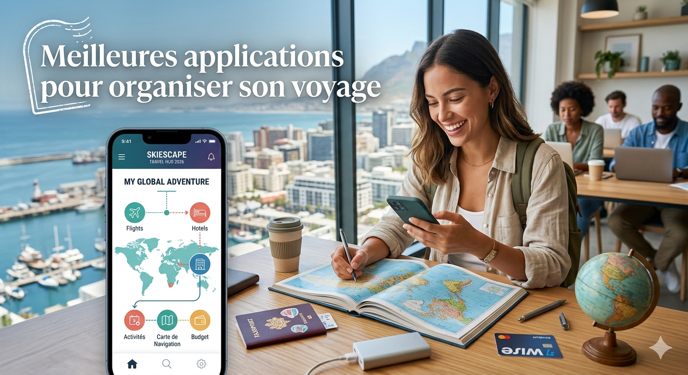 Meilleures applications pour organiser son voyage (Guide 2026) | Jathenais