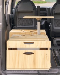 mobilier réutilisable maison et véhicule