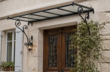 auvent métallique